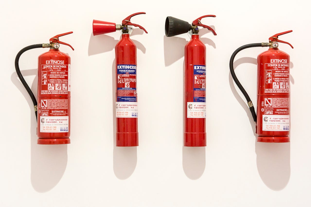 Tipos de Extintores de Incêndio